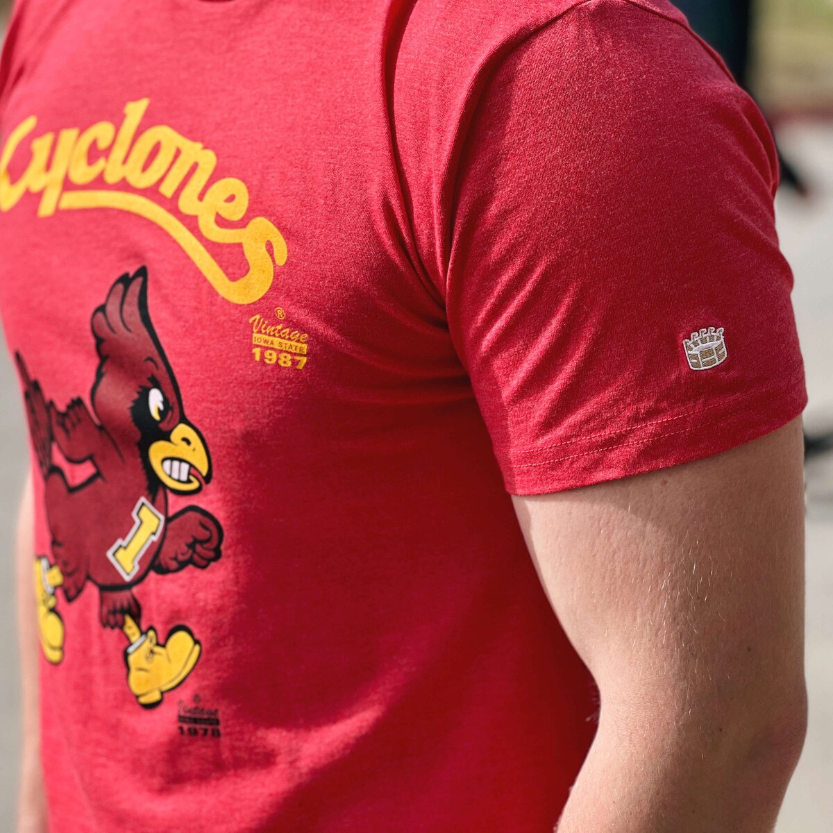 Homefield Cyclones Walking Cy Cardinal T-Shirt